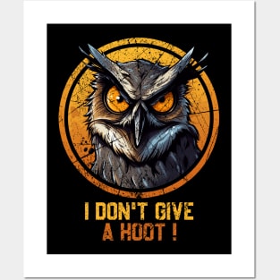 I Don't Give a Hoot Posters and Art